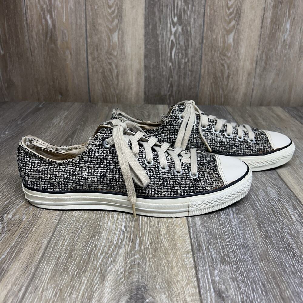 Converse Knit 1V567 All Star Low Top Gray Sneaker Shoes Unisex Size M 9 / W 11